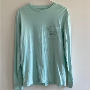 Mint Vineyard Vines Long Sleeve Shirt